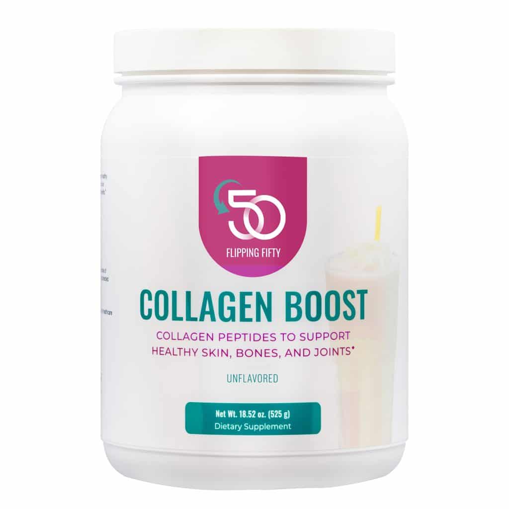 Collagen boost protein powder canister product image