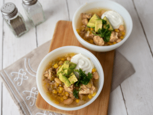 Black and White Bean Turkey Chili