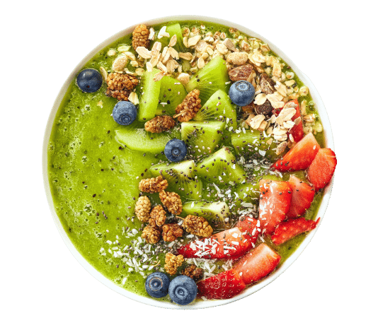 green smoothie bowl