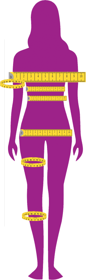 how to measure woman outline